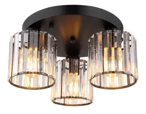 Jordana Ø35 Musta valmistajalta Globo Lighting - Jordana &auml;r en elegant plafond som imponerar med sin eleganta och stilrena design.