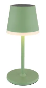 Bordslampa LED Vihreä aurinkokennolamppu valmistajalta Globo Lighting - Den diskreta designen sm&auml;lter in i alla milj&ouml;er och med IP44-klassning &auml;r den t&aring;lig mot v&auml;der och vind.