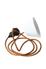 Tekstiilikattoriipus 2m Oranssi valmistajalta Alde & Lind - V&auml;ri "oranssi/kupari" on v&auml;risovitettu ja sopii kaikkiin oransseihin kattovarjostimiin.