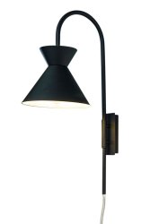 Coni 54cm Musta seinävalaisin valmistajalta Aneta Lighting - 