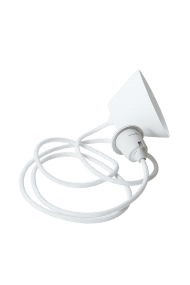 Tekstiilikattoriipus 2m Luonnonvalkoinen valmistajalta Alde & Lind - V&auml;ri "luonnonvalkoinen" on neutraali ja sopii kaikkiin kattovarjostimiin v&auml;rist&auml; riippumatta.