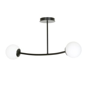 Halldor 80cm Musta plafondi valmistajalta Emibig Lighting - Se n&auml;ytt&auml;&auml; erityisen hyv&auml;lt&auml; olohuoneessa tai k&auml;yt&auml;v&auml;ss&auml;, miss&auml; se luo ainutlaatuisen ja kutsuvan tunnelman.