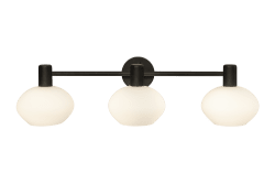 Elba 63cm Musta kylpyhuoneen valaisin valmistajalta Aneta Lighting - Elba-seinävalaisin on moderni kylpyhuonevalaisin, joka sopii täydellisesti kylpyhuoneen peilin päälle.