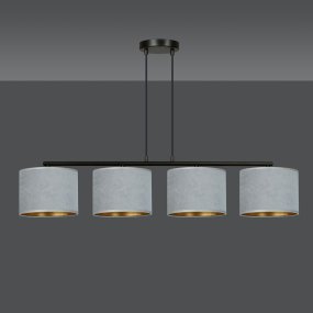 Hilde 100cm Harmaa kattovalaisin valmistajalta Emibig Lighting - S&auml;&auml;dett&auml;v&auml;n johdon pituuden ansiosta lamppu on helppo mukauttaa tarpeisiisi ja mieltymyksiisi.