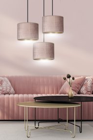 Hilde Ø50 Vaaleanpunainen kattovalaisin valmistajalta Emibig Lighting - S&auml;&auml;dett&auml;v&auml;n johdon pituuden ansiosta lamppu on helppo mukauttaa tarpeisiisi ja mieltymyksiisi.