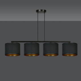 Hilde 100cm Musta valmistajalta Emibig Lighting - S&auml;&auml;dett&auml;v&auml;n johdon pituuden ansiosta lamppu on helppo mukauttaa tarpeisiisi ja mieltymyksiisi.