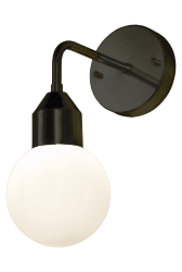 Florens Ø12 Musta kylpyhuoneen valaisin valmistajalta Aneta Lighting - 