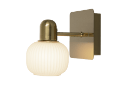 Messina Ø10 Matta messinki kylpyhuoneen valaisin valmistajalta Aneta Lighting - 