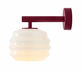 Puff 23cm Burgundi seinävalaisin valmistajalta Artera - Puff on ihastuttava seinävalaisin, joka yhdistää pehmeät muodot moderniin ja tyylikkääseen muotoiluun.