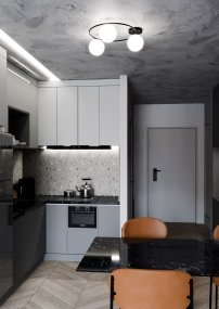 Sopra Ø47 Valkoinen plafondi valmistajalta Emibig Lighting - Opaalilasit lis&auml;&auml;v&auml;t vaaleutta ja levitt&auml;v&auml;t valoa tasaisesti, mik&auml; edist&auml;&auml; miellytt&auml;v&auml;&auml; ja tehokasta huoneen valaistusta.