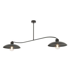 Foster 100cm Musta plafondi valmistajalta Emibig Lighting - Sarja t&auml;ydent&auml;&auml; teollisuustyylisi&auml; sis&auml;tiloja tyylikk&auml;&auml;sti ja tyylikk&auml;&auml;sti.