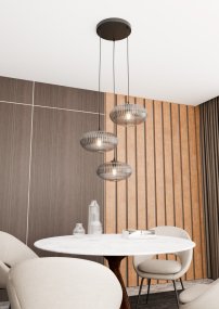 Coco Ø53 Savun värinen valmistajalta Emibig Lighting - Coco-kattovalaisin on moderni riipus, jossa yhdistyy eleganssi ja toiminnallisuus.
