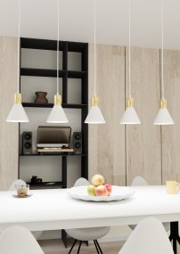 Rosa 116cm Valkoinen kattovalaisin valmistajalta Emibig Lighting - 