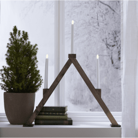 Vika Ruskea valmistajalta Star Trading - Vika on varustettu ajastintoiminnolla ja valaisee 6 tuntia, 18 tuntia pois päältä ja toistuvasti.