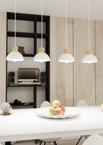 Seco 90cm Valkoinen kattovalaisin valmistajalta Emibig Lighting - Erinomainen valinta niille, jotka pitävät minimalismista ja luonnon inspiroimasta muotoilusta.
