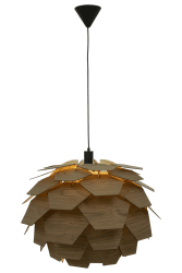 Carpatica Ø60 Ruskea tahra kattovalaisin valmistajalta Aneta Lighting - Valaisimen korkeus on säädettävissä, kokonaiskorkeus on vähintään 60 cm ja enimmäiskorkeus 280 cm.