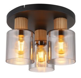 Aleidis 3 Savun värinen plafondi valmistajalta Globo Lighting - Aleidis &auml;r en modern plafond med elegant design.