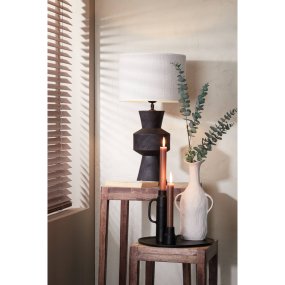 Gregor 44cm Musta lampunjalka valmistajalta Light & Living - 