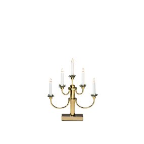 Candelabra 5 Lights Messinki valmistajalta Konstsmide - T&auml;ydellinen luomaan kodikasta ja kutsuvaa tunnelmaa adventin ja joulun aikaan.