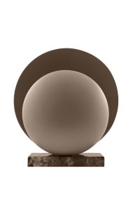 Orbit 32cm Ruskea valmistajalta Globen Lighting - T&auml;ss&auml; tuotteessa on erilaisia kivipintoja, koska se on valmistettu luonnonmateriaalista ja jokainen lamppu on ainutlaatuinen.