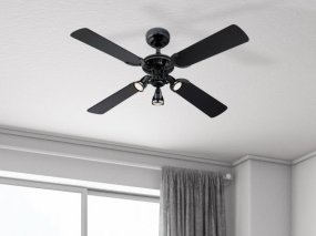 Princess Euro Ø105 Tumman harmaa valmistajalta Westinghouse - Tuulettimessa on käänteinen toiminto, joka tarjoaa mukavuutta kaikkialla: kesällä puhallin voidaan pyörittää vastapäivään viileyden aikaansaamiseksi ja talvella myötäpäivään lämpimän ilman kierrättämiseksi ja kylmän vedon poistamiseksi.