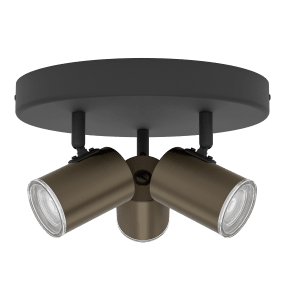 Consuma 3 Pronssi kohdevalaisin valmistajalta Eglo - Consuma on moderni metallinen kohdevalaisin, jossa on teollinen muotoilu ja elegantti pronssinv&auml;rinen viimeistely.