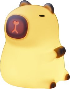 Capybara Valkoinen lasten valaisin valmistajalta Star Trading - Capybara on ihastuttava y&ouml;valo, joka levitt&auml;&auml; pehme&auml;&auml; ja miellytt&auml;v&auml;&auml; valoa.