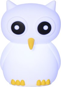 Owl Valkoinen lasten valaisin valmistajalta Star Trading - Muuntaja ei sisälly toimitukseen ja lamppu vaatii 3,7 V tasavirtaa.
