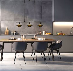 Epsilon 86cm Musta kattovalaisin valmistajalta Aneta Lighting - 