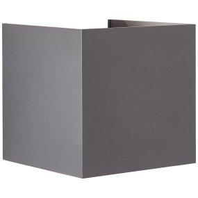 Hilly Tumman harmaa ulkovalo valmistajalta Brilliant - Se on varustettu energiatehokkaalla LED-tekniikalla ja siinä on säädettävät säleet, joiden avulla voit säätää valon leviämistä tarpeen mukaan.