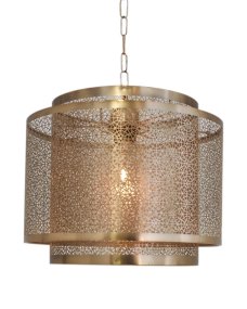 Hermine Ø34 Messinki kattovalaisin valmistajalta By Rydéns - Johdon pituus on 120 senttimetriä, mutta sitä voidaan nostaa ja laskea kotiisi sopivaksi.