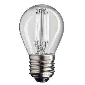 LED E27 pallolamppu 2W 2700K Himmennettävä Läpinäkyvä valmistajalta Unison - 