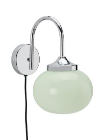 Elsy 30cm Vihreä lukulamppu valmistajalta PR Home - Pehme&auml;sti kaareva varsi antaa lampulle harmonisen ilmeen ja tekee siit&auml; koriste-elementin kaikkeen k&auml;yt&auml;vist&auml; ja makuuhuoneista olohuoneisiin.