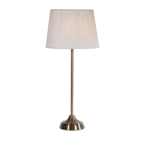 Henrik 52cm Antiikkimessinki pöytävalaisin valmistajalta Lampan - Valaisimen jalka on valmistettu metallista, ja sen kaunis antiikkimessinkiviimeistely antaa valaisimelle l&auml;mpim&auml;n ja klassisen ilmeen.