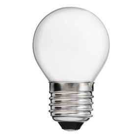 LED E27 pallolamppu opaali 4W 3000K Himmennettävä Valkoinen valmistajalta Unison - T&auml;ss&auml; maapallon muotoisessa LED-lampussa on E27-kanta ja 4 watin teho.