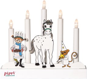 Pippi Valkoinen valmistajalta Star Trading - Kynttilänjalka toimii kahdella AA-paristolla ja siinä on käytännöllinen ajastintoiminto, jossa on 6 tuntia päällä ja 18 tuntia pois päältä.