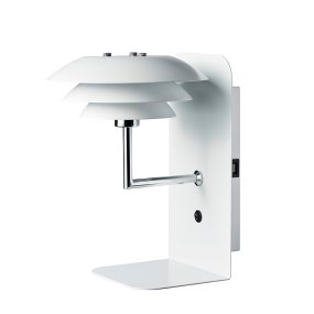 DL20 Valkoinen lukulamppu valmistajalta Dyberg Larsen - Dyberg Larsenin klassinen DL20-sarja on "pikkusisko" DL31-sarjaan.