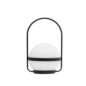 Summer 25cm Musta Siirrettävä valmistajalta Dyberg Larsen - Buzzer on ladattava LED-lamppu, joka voidaan ladata sekä aurinkopaneelin että USB:n kautta, jolloin saat valoa tarvittaessa.