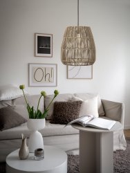 Saigon Ø38 Harmaa kattovalaisin valmistajalta PR Home - Keinopilvi on kestävä materiaali, joka kestää säätä ja tuulta.