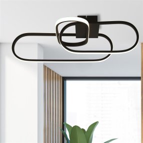 Clip 65cm Musta valmistajalta Searchlight - Clip on varustettu energiatehokkaalla LED-tekniikalla, joka käyttää jopa 75 % vähemmän energiaa ja kestää jopa 20 kertaa pidempään kuin tavalliset hehkulamput – älykäs ja kestävä valinta.