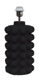 Bubbles 50cm Musta lampunjalka valmistajalta Hallbergs - Bubbles on moderni keraaminen lampunjalka.