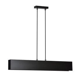 Gentor 72cm Musta valmistajalta Emibig Lighting - Gentor on minimalistinen kattovalaisin, jonka muoto on pehme&auml; ja geometrinen &ndash; Erinomainen valinta niille, jotka arvostavat yksinkertaista muotoilua, mutta haluavat samalla luoda ainutlaatuisen sisustuksen.