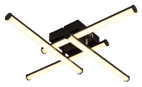 Kirina 50cm Musta plafondi valmistajalta Globo Lighting - Kirina adderar moderna stil till rummet med dess innovativa, kvadratiska design.