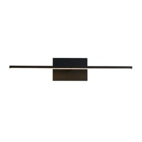 Amalfi 60cm Musta kylpyhuoneen valaisin valmistajalta Searchlight - Elegantin estetiikan ja käytännöllisen toimivuuden ansiosta Amalfi on täydellinen yhdistelmä tyyliä ja käytännöllisyyttä – ihanteellinen valaisemaan taidetta, peiliä tai muita kodin yksityiskohtia.