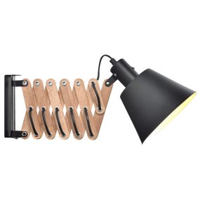 Vintage Ø18 Musta seinävalaisin valmistajalta Halo Design - Vintage on ilmaisu niille teist&auml;, jotka etsiv&auml;t ainutlaatuisia ja ajattomia yksityiskohtia kotiisi &ndash; lamppu, joka vangitsee silm&auml;n ja t&auml;ytt&auml;&auml; k&auml;yt&auml;nn&ouml;llisen tarkoituksen.