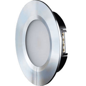 Q-36 Downlight 3000K Alumiini valmistajalta Designlight - Valaisin on suunniteltu korvaamaan helposti sek&auml; halogeeni- ett&auml; muut LED-valaisimet, jotka on asennettu esimerkiksi keitti&ouml;n kaappien alle.
