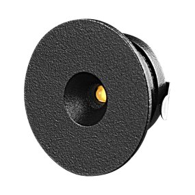 P-132 Mini Downlight 3000K Musta valmistajalta Designlight - T&auml;m&auml; valaisin on tyylik&auml;s, huomaamaton ja minimalistisen muotoiluinen.