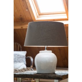 Etna 40cm Valkoinen lampunjalka valmistajalta Light & Living - 
