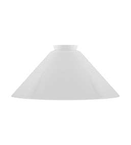 Tall Schoolhouse Glass Shade 60/250 Valkoinen valmistajalta Karlskrona lampfabrik - Klassinen "suutarin&auml;rm" jonka muoto on pysynyt samana siitä lähtien, kun ensimmäiset sähköistetyt langalliset riipukset tulivat paikalle.