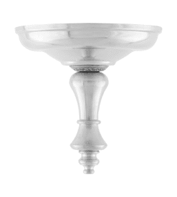 Big Shade Cap Finial Nikkeli valmistajalta Karlskrona lampfabrik - 